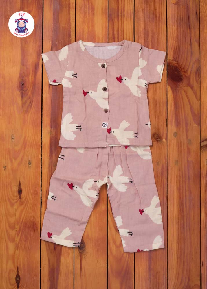 Bird - Unisex Muslin Pyjama Sets