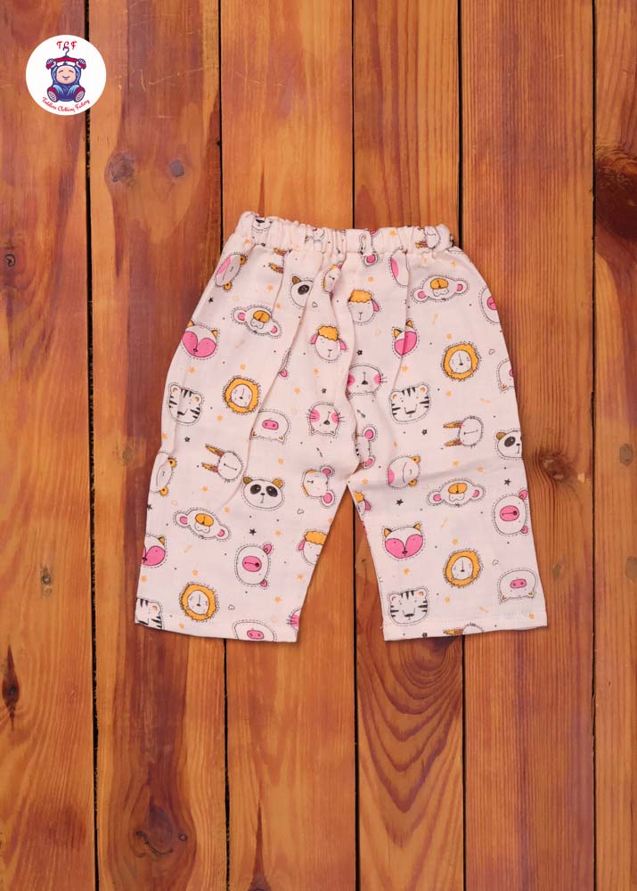Pink Kitty - Unisex Muslin Pyjama Sets