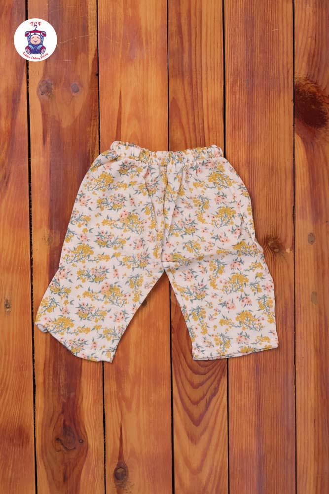 Mustard Floral - Unisex Muslin Pyjama Sets