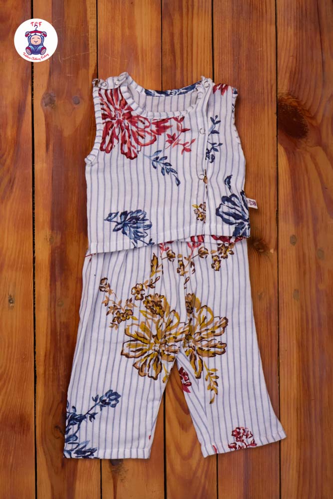 Stripe - Unisex Muslin Pyjama Sets