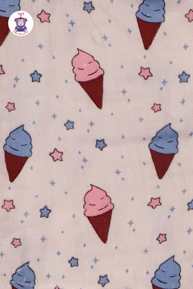 Ice Cream - Unisex Muslin Pyjama Sets