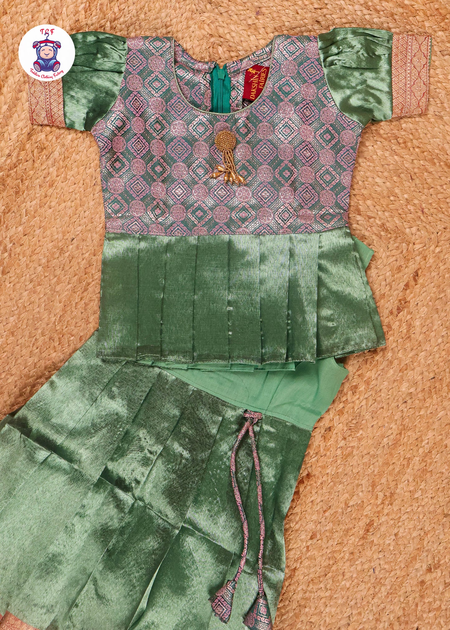 Pastel Green - Pavadai Sattai