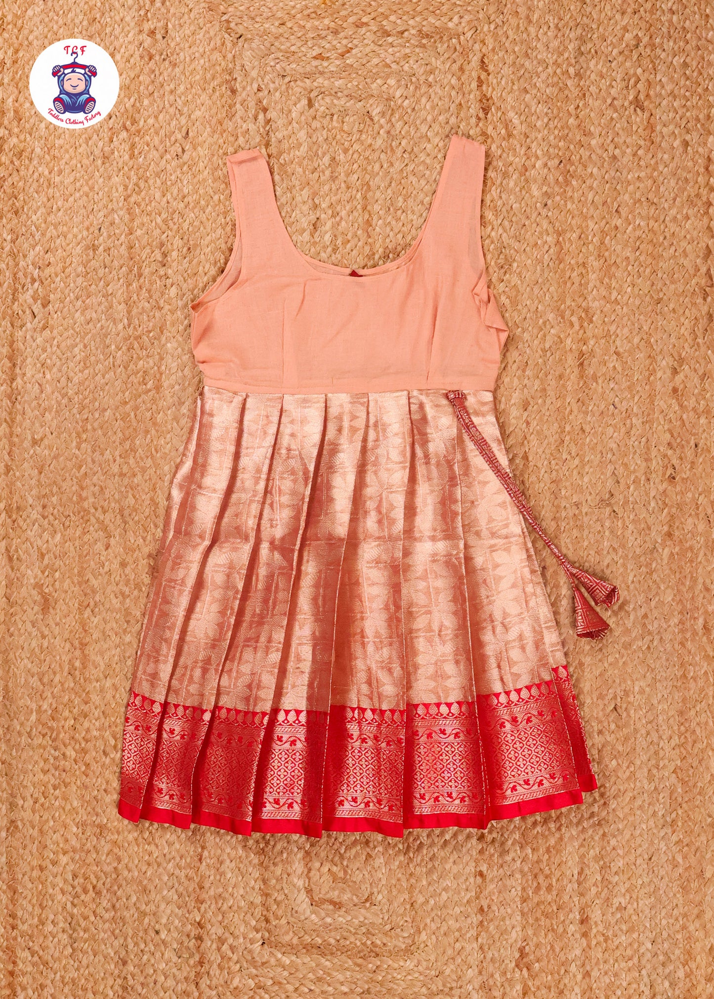 Red & Gold - Pavadai Sattai