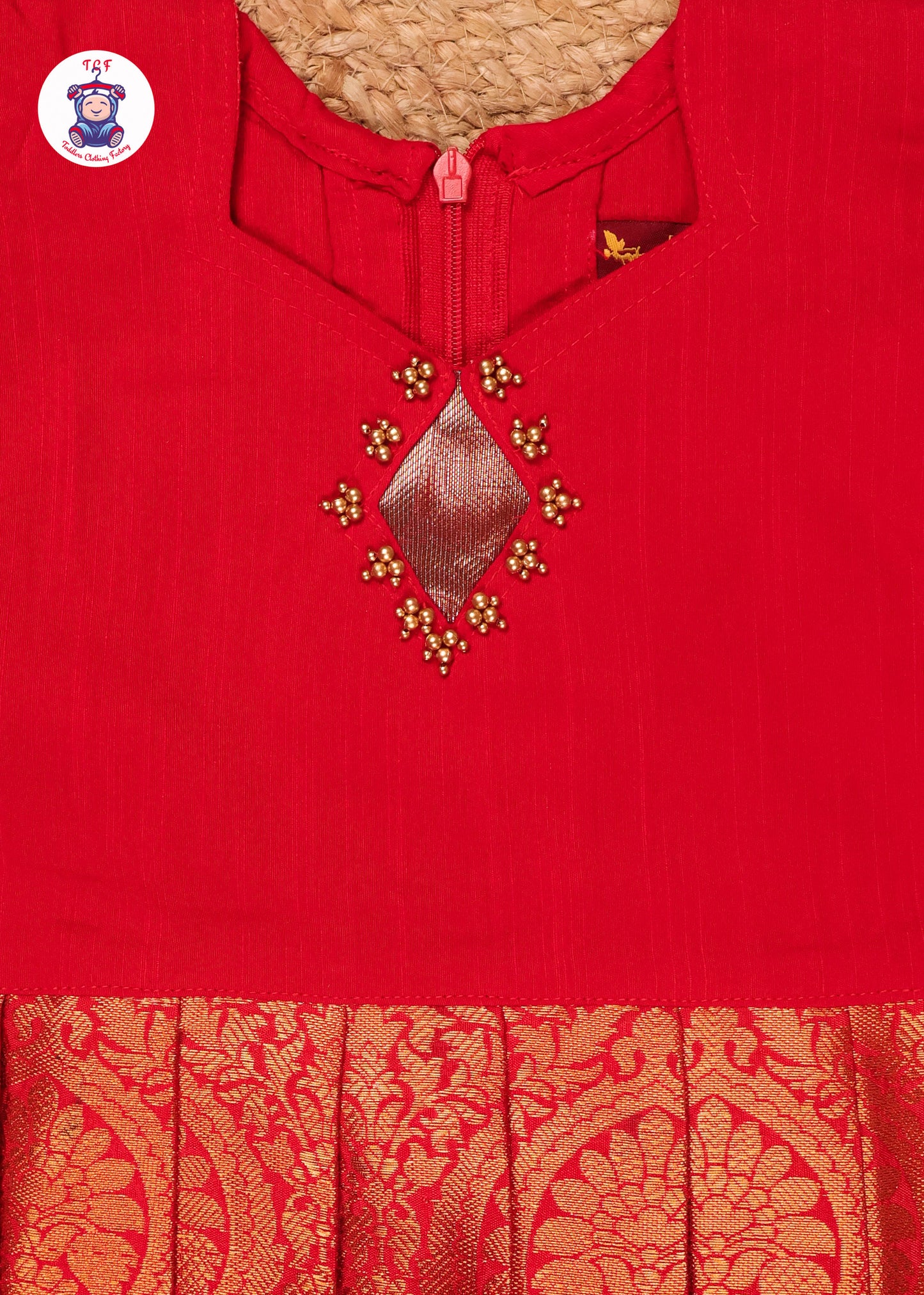 Red & Brown - Pavadai Sattai