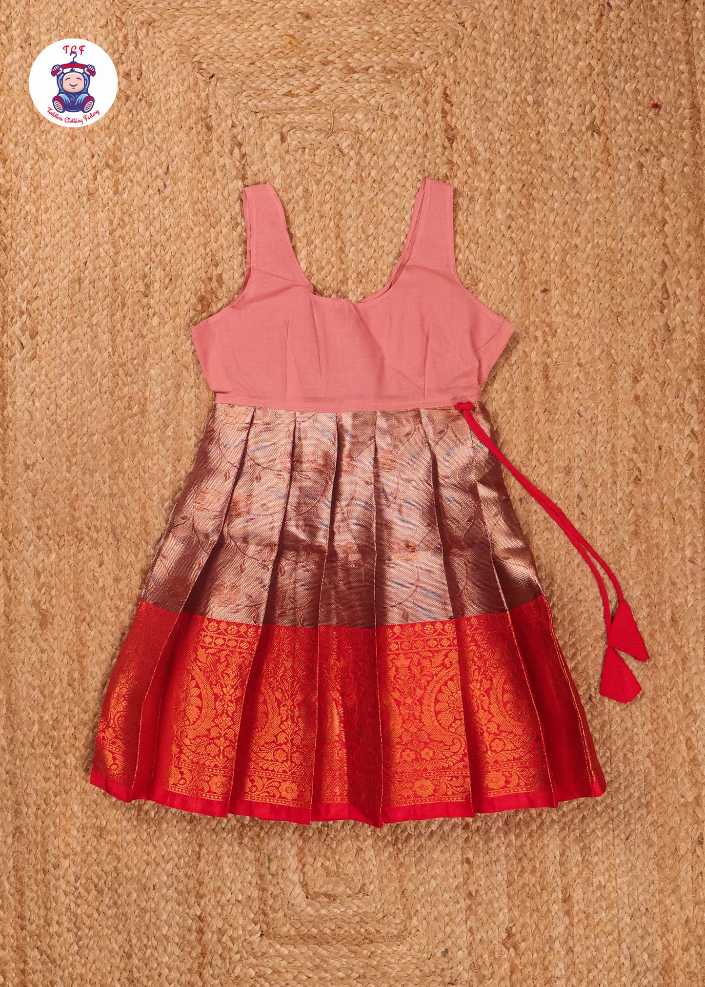 Red & Brown - Pavadai Sattai