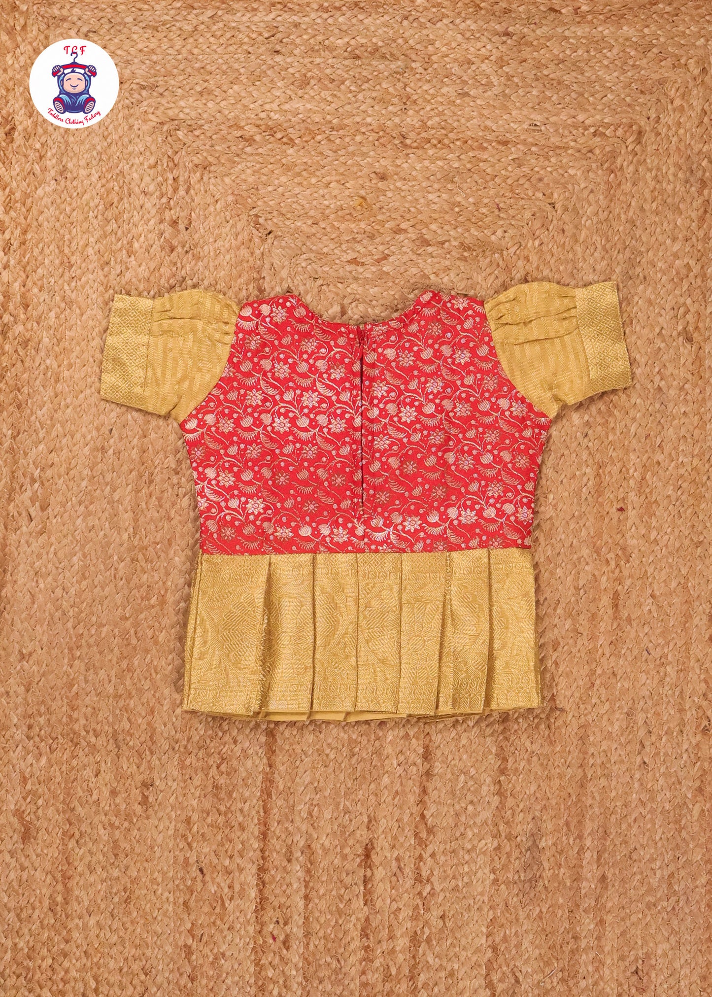 Red & Gold - Pavadai Sattai