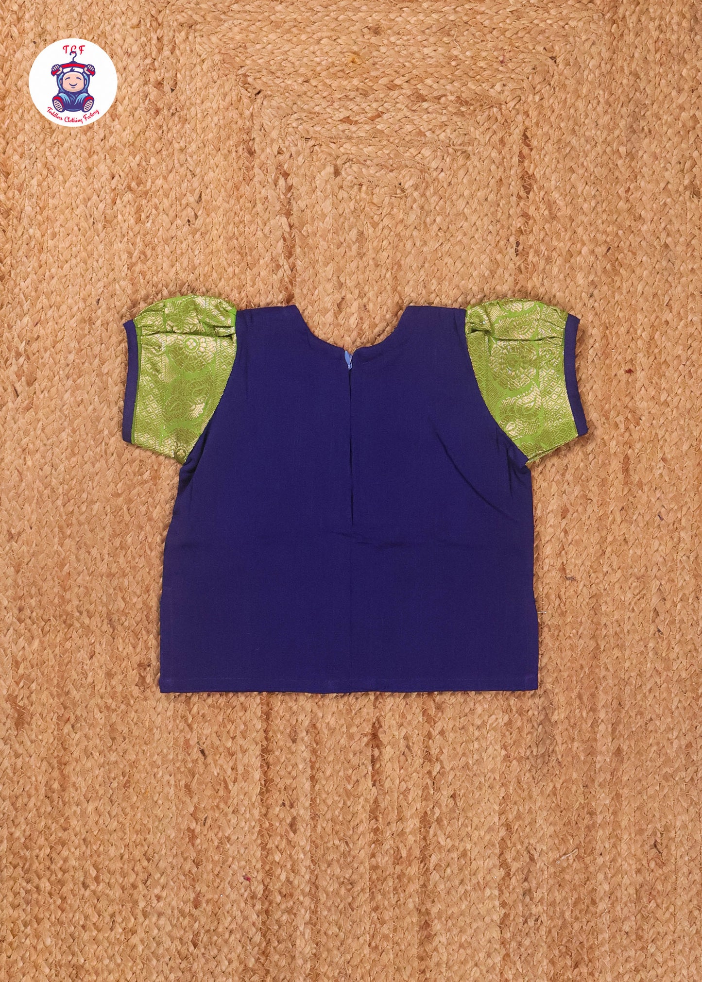 Royal Blue & Green - Pavadai Sattai