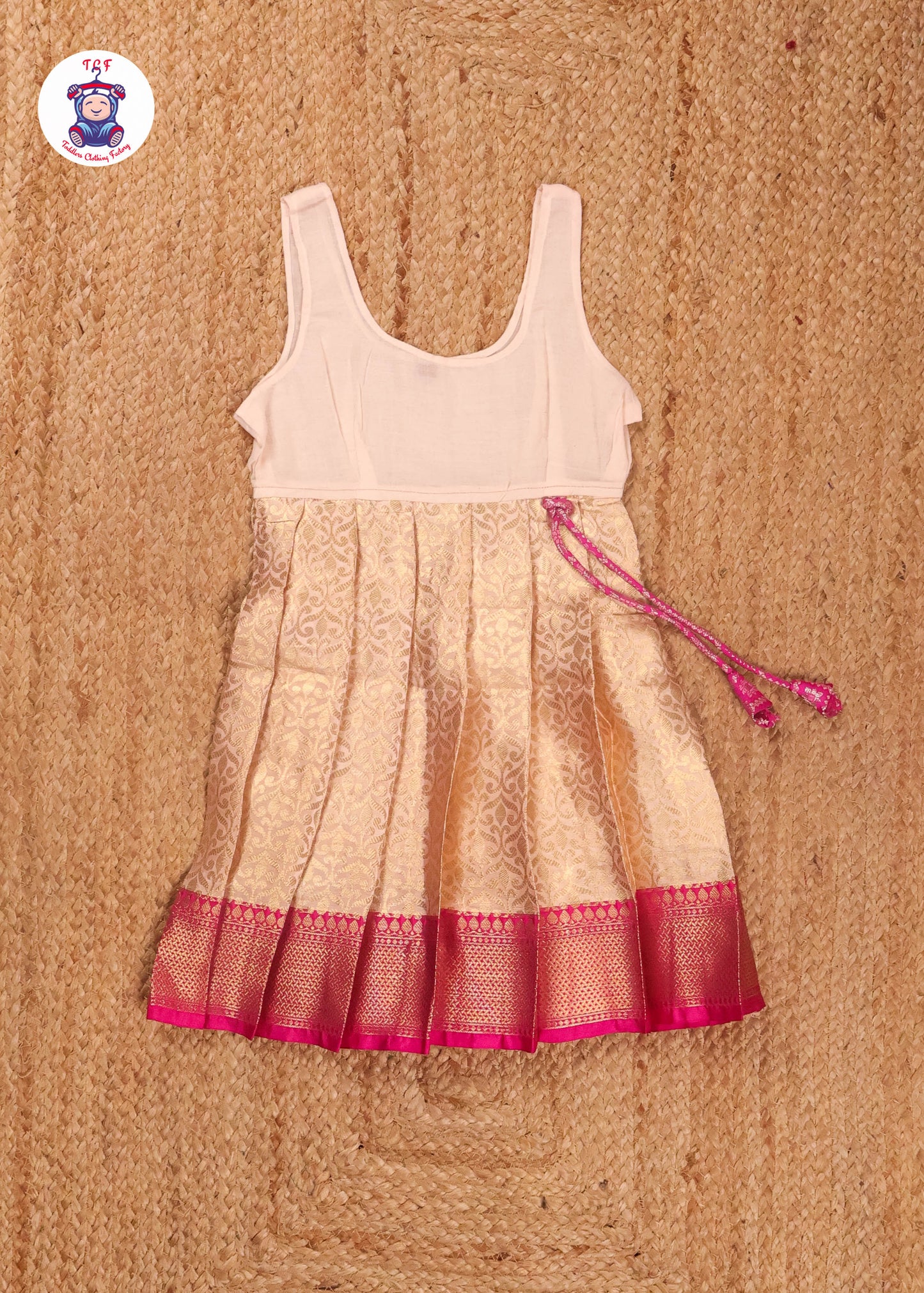 Pink & Sandal - Pavadai Sattai