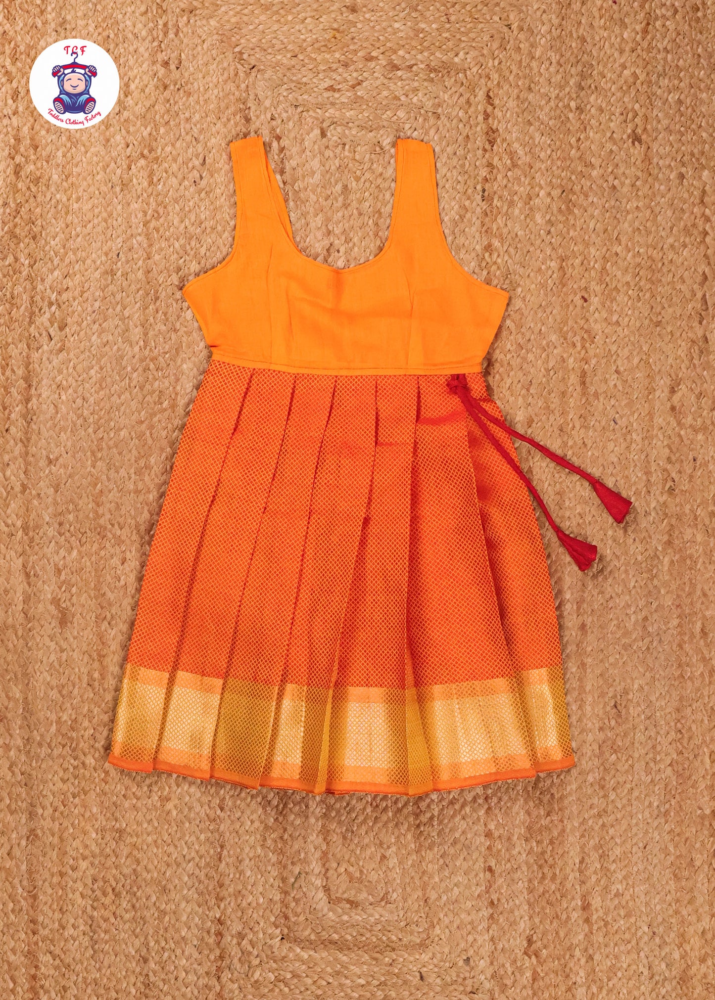 Red & Orange - Pavadai Sattai