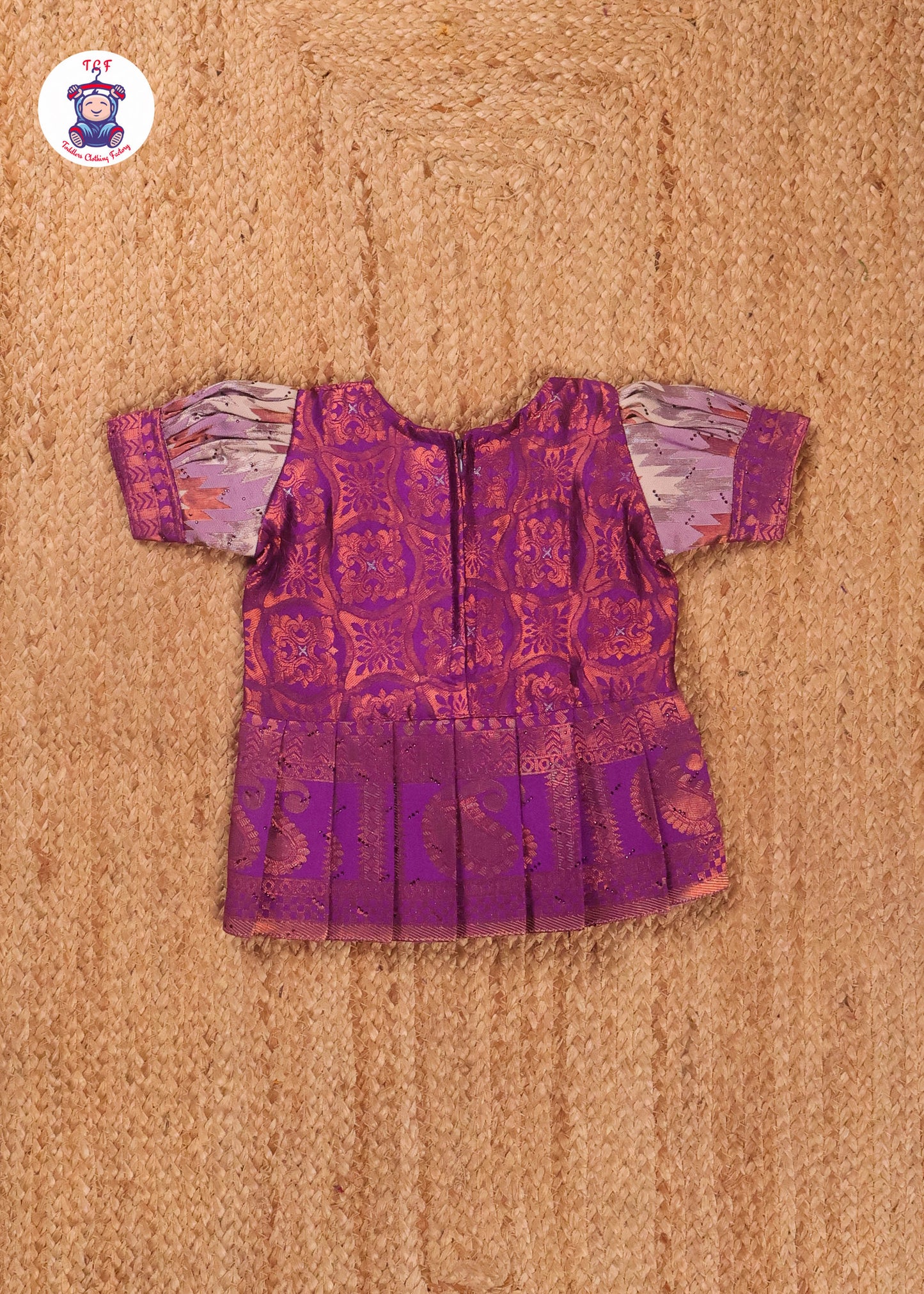 Purple & Brown - Pavadai Sattai