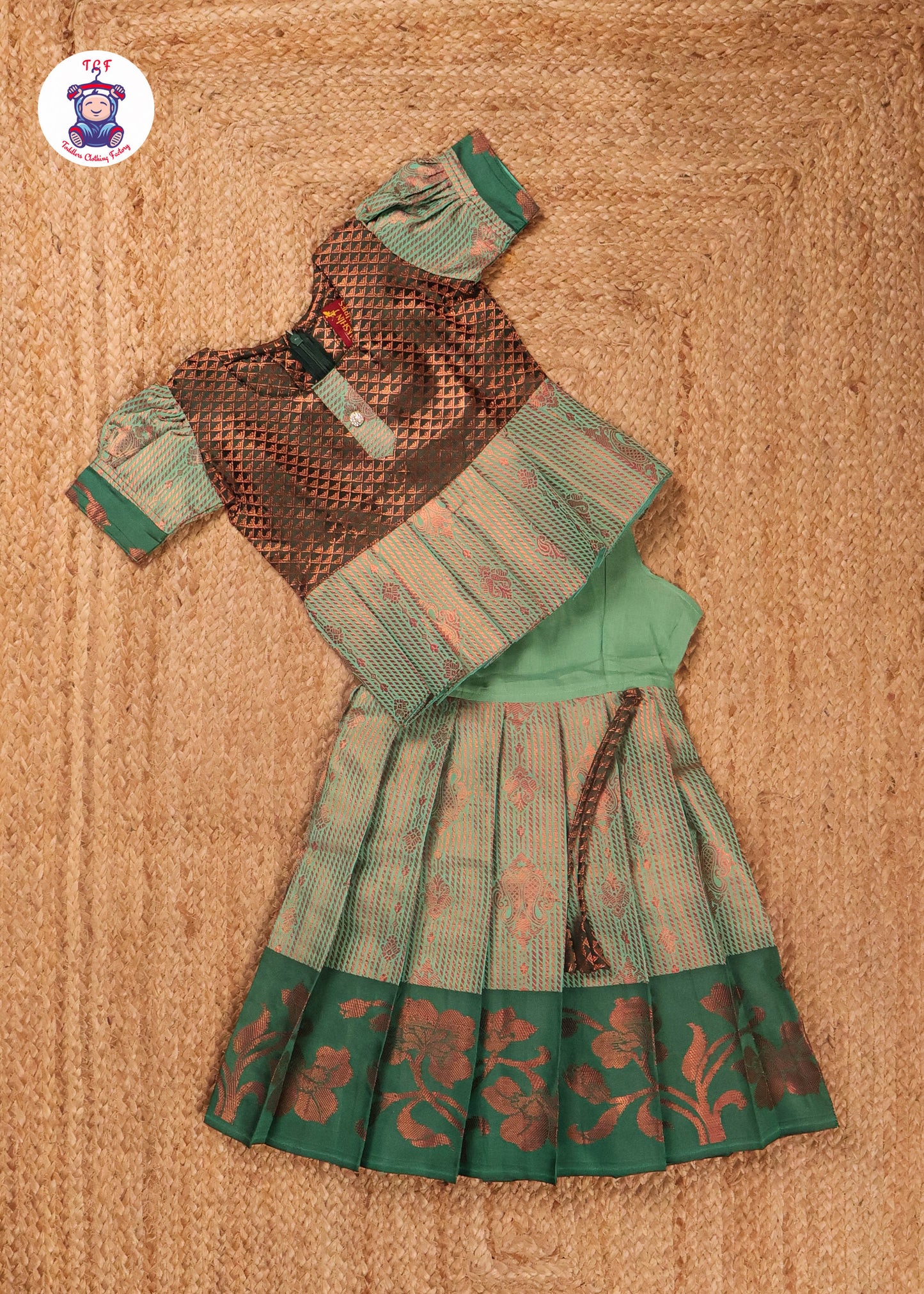 Green & Copper - Pavadai Sattai