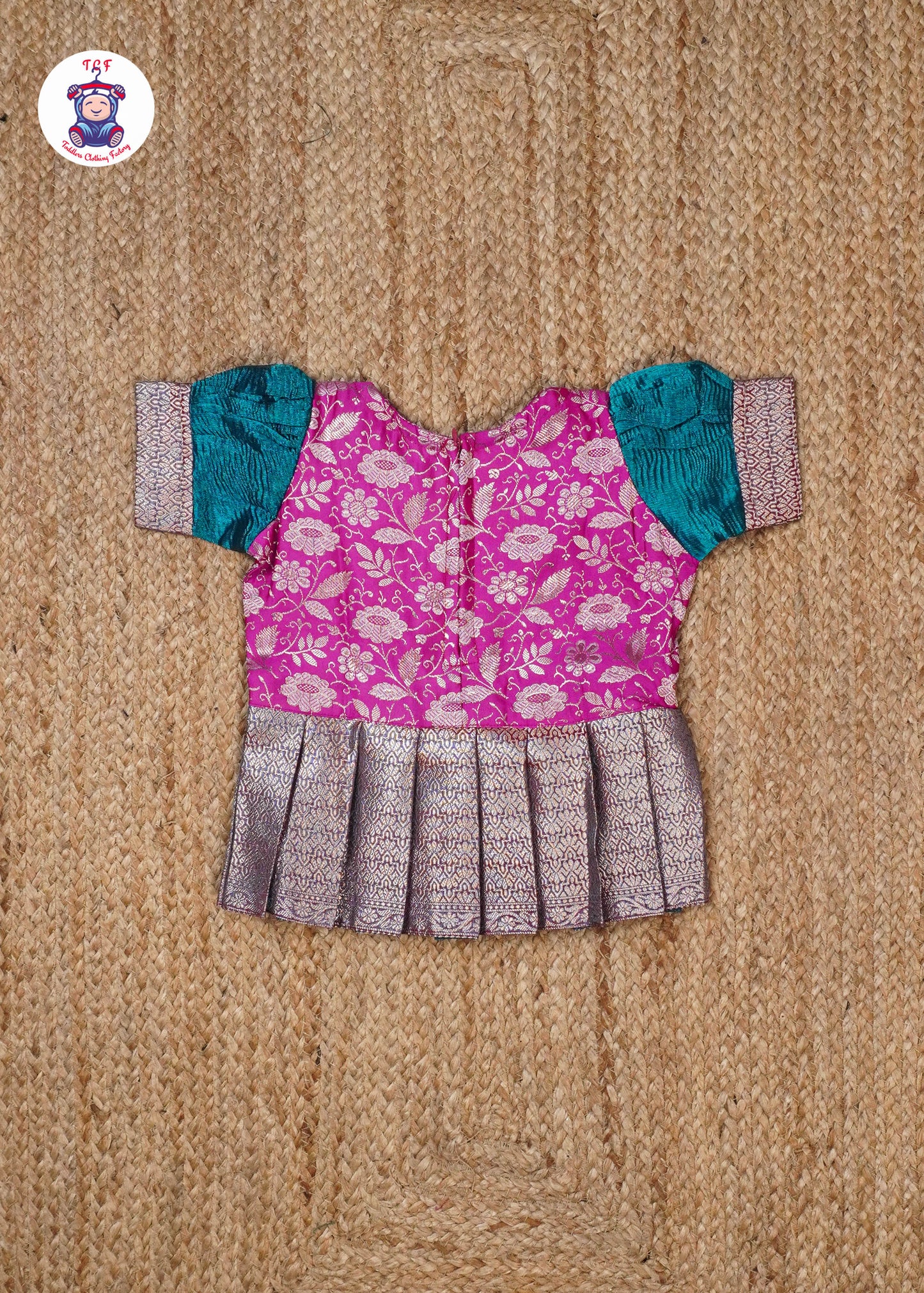 Sky Blue & Pink - Pavadai Sattai