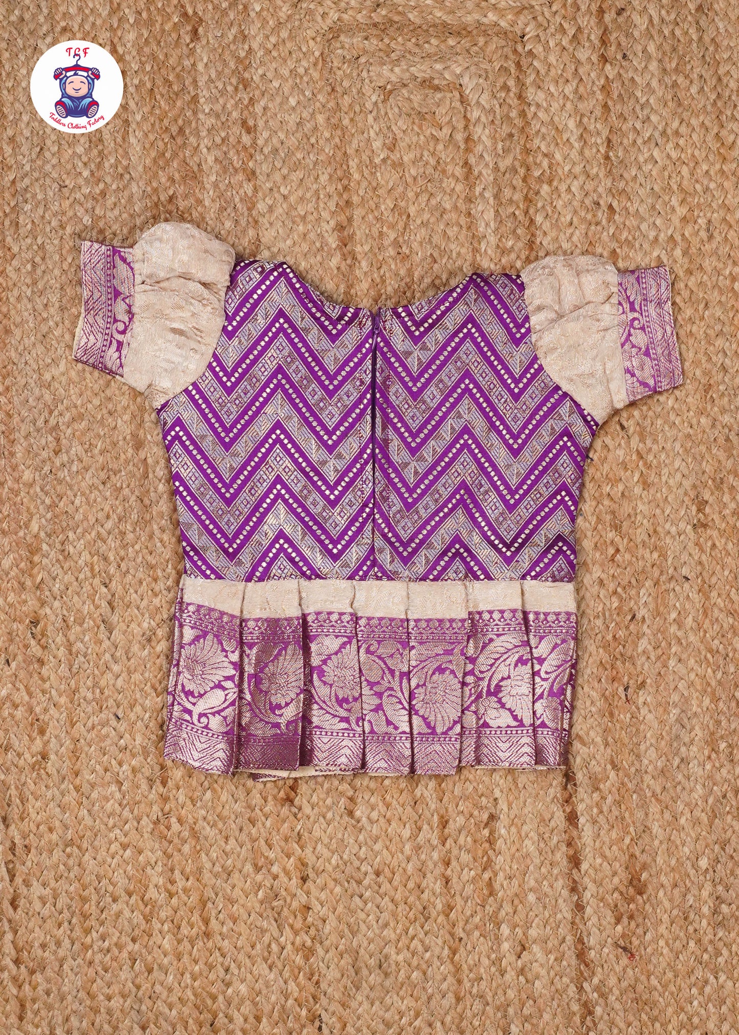 Sandal & Purple - Pavadai Sattai