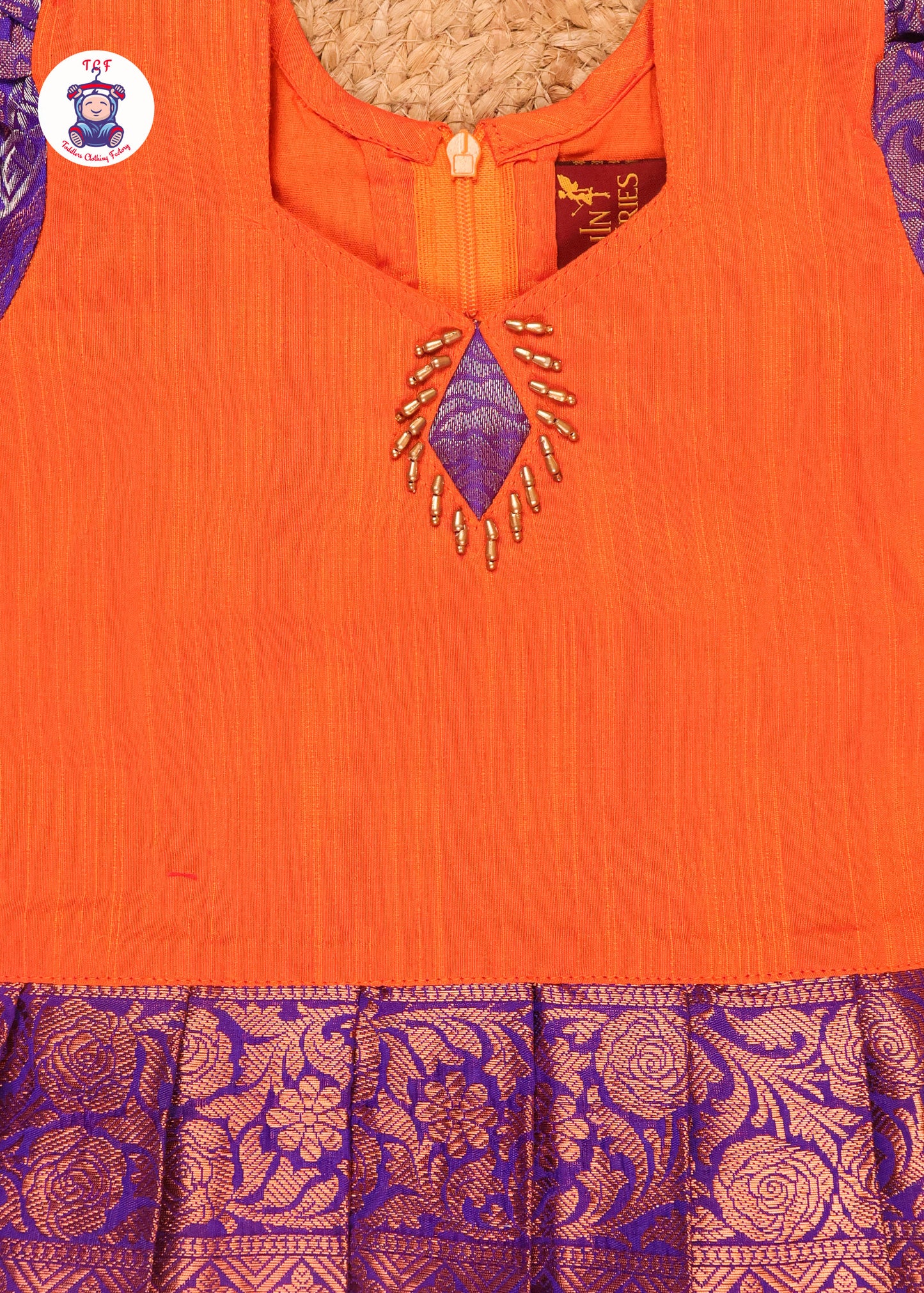 Orange & Blue - Pavadai Sattai