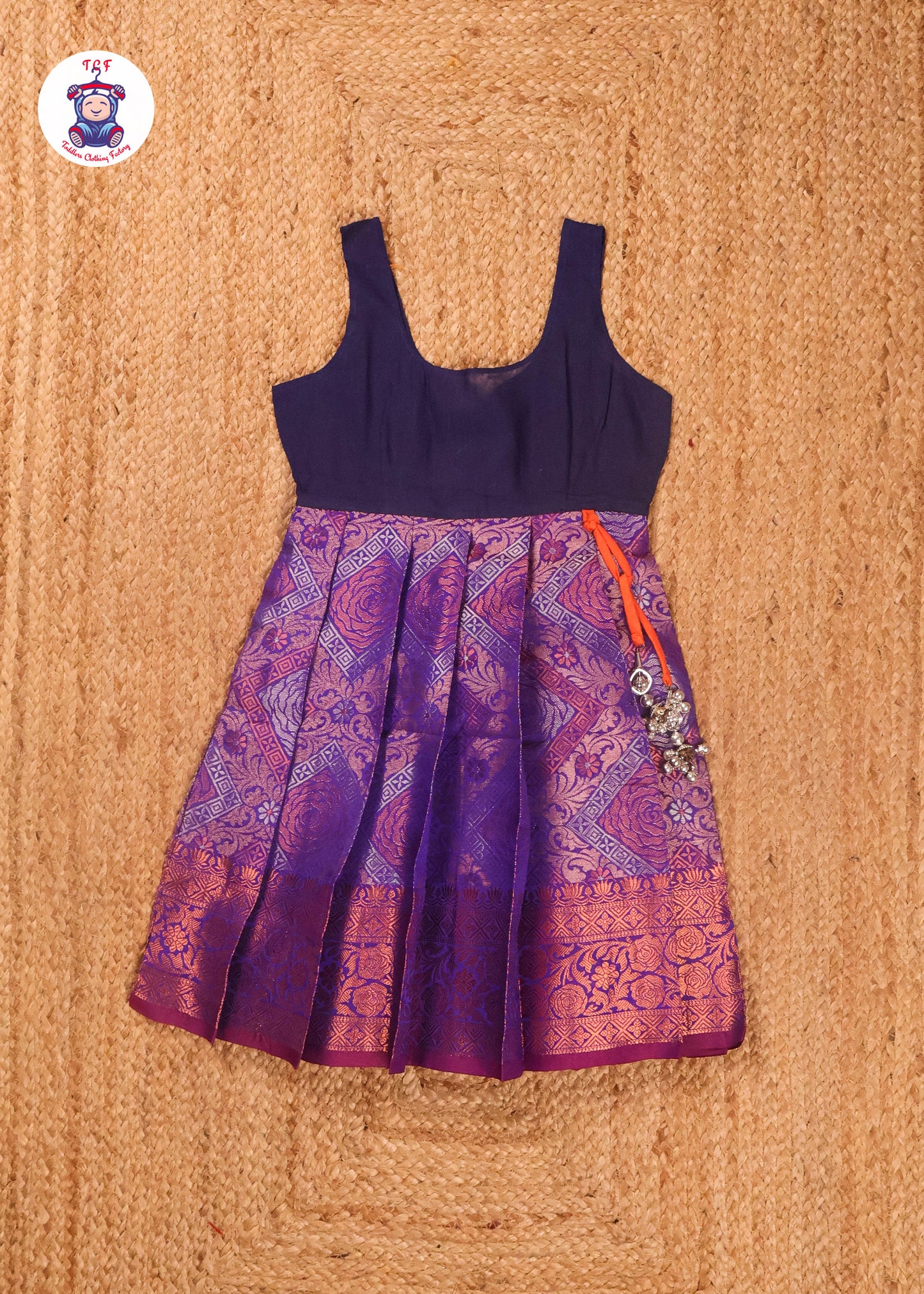 Orange & Blue - Pavadai Sattai