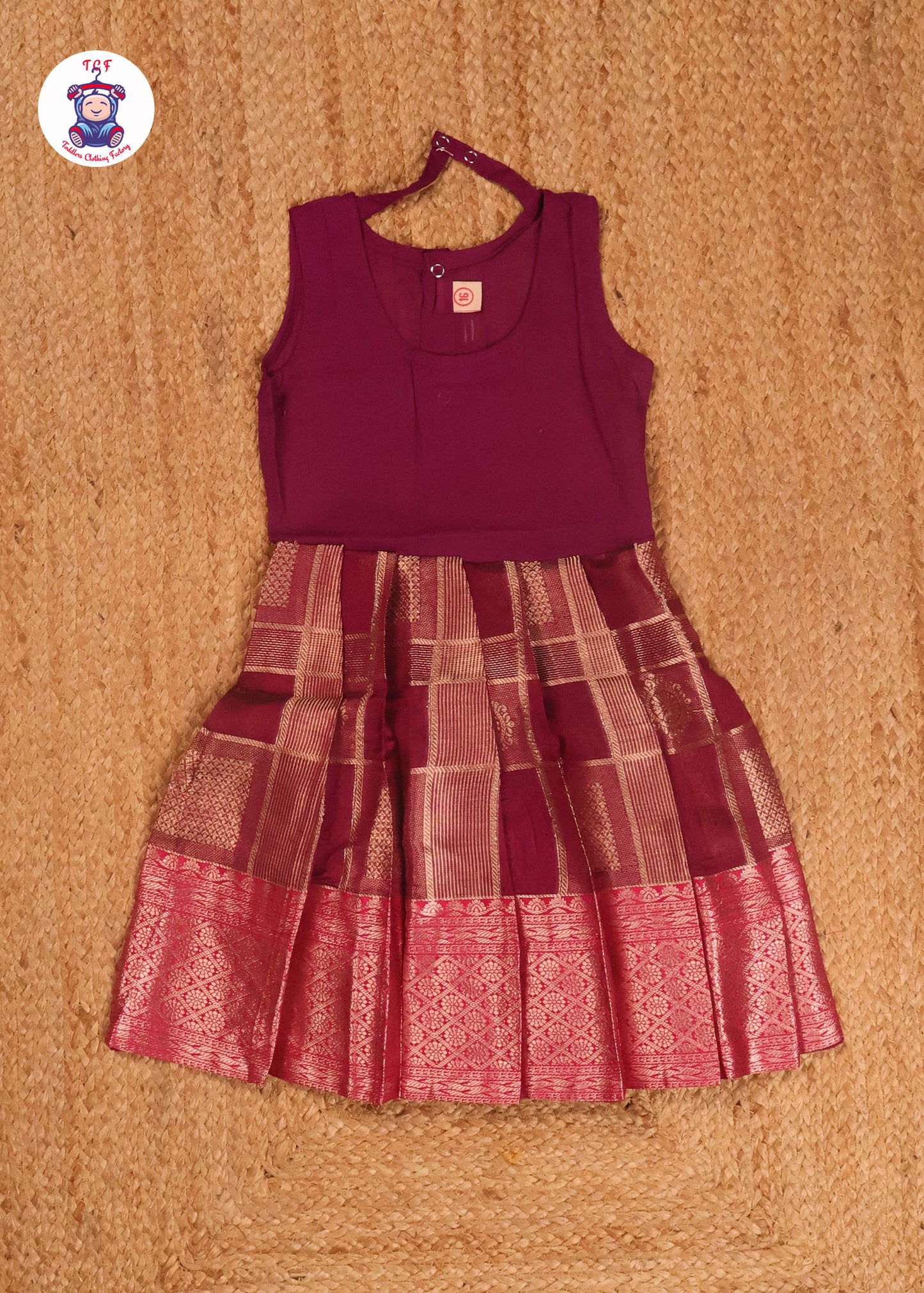 Green & Magenta - Pavadai Sattai