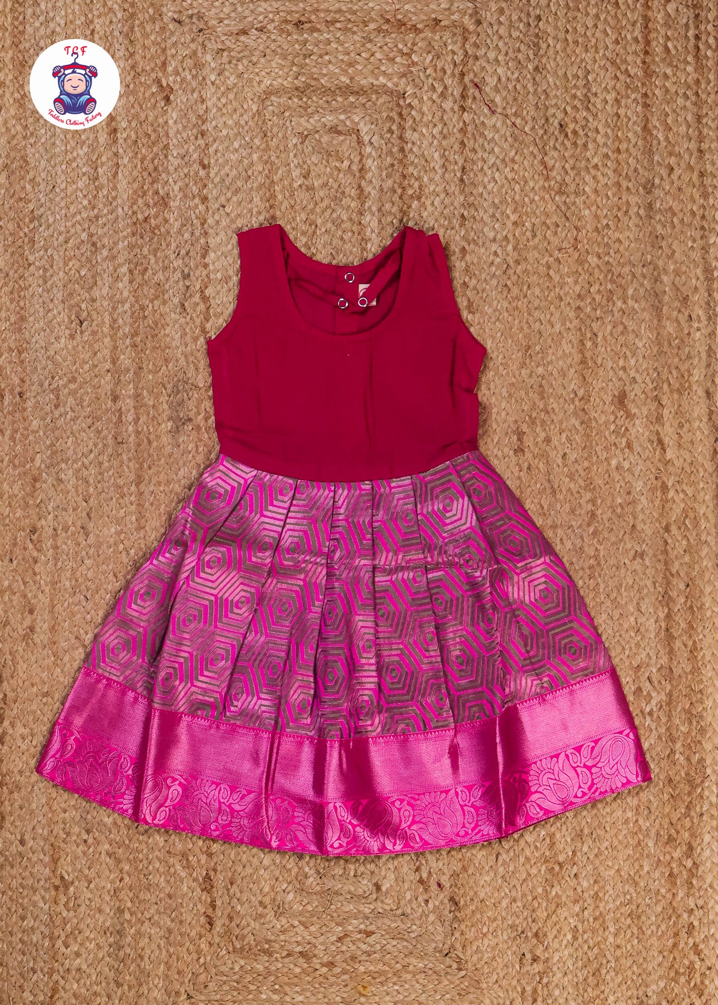 Green & Magenta - Pavadai Sattai