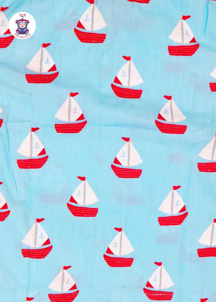 Boat & Blue - Boys Readymade Spread Collar Shirts