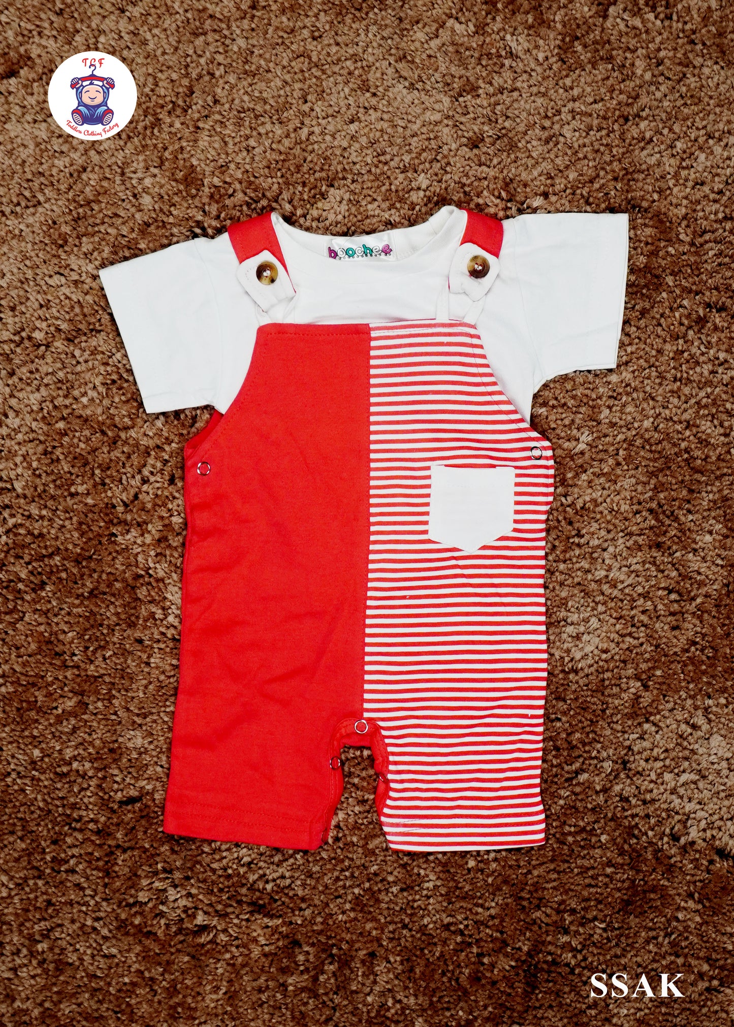 Baby Pink - Cotton Full Rompers