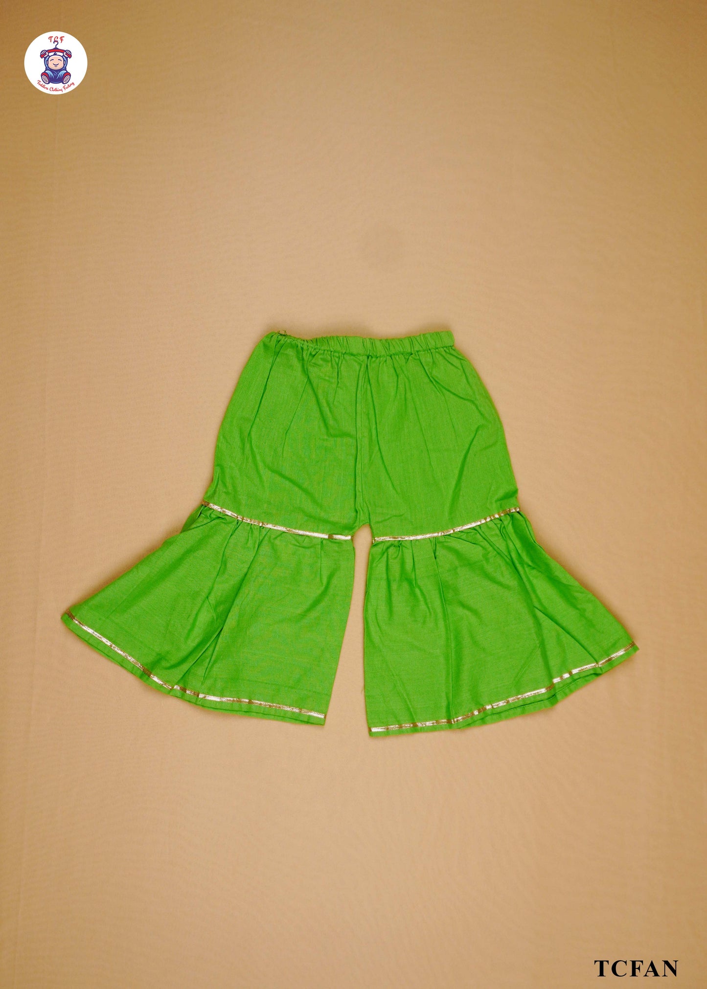 Lawn Green & White - Printed A-Line Kurti Set