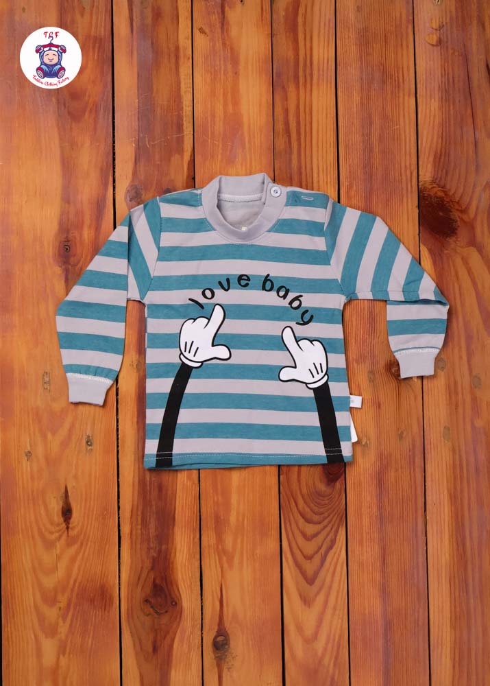 Light Green & Grey - Boys Night Wear