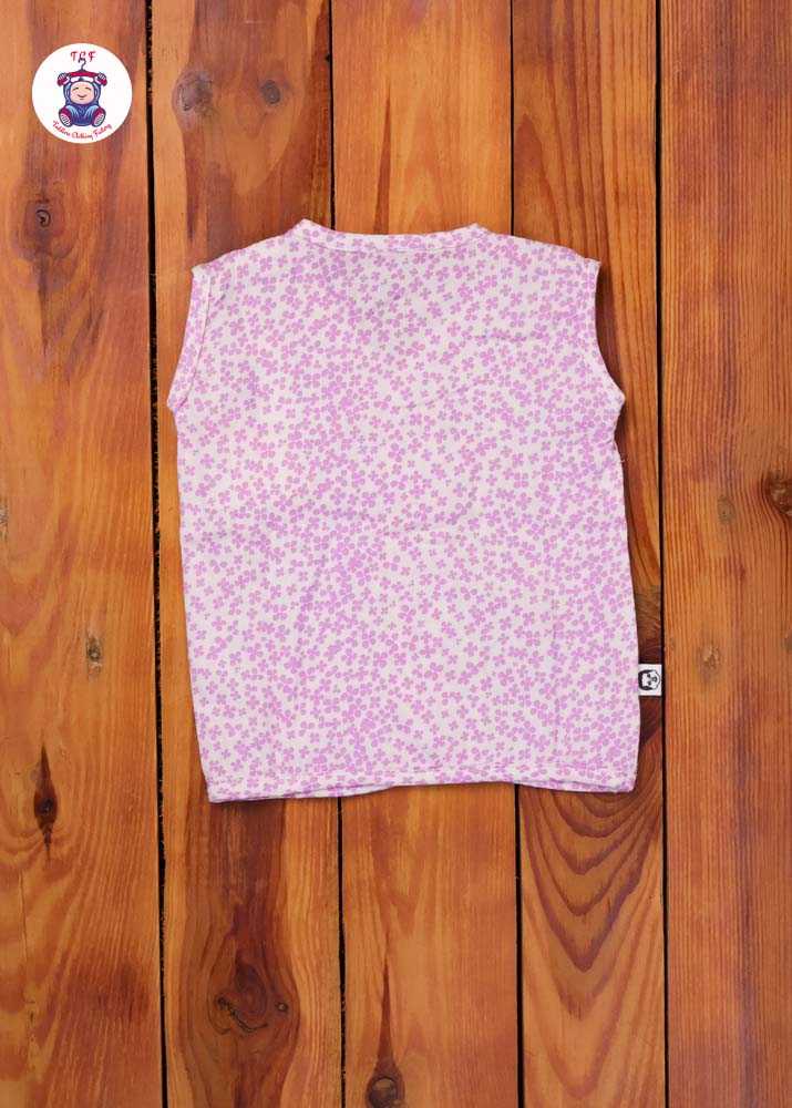 Light Pink - Unisex Muslin Printed Jabla
