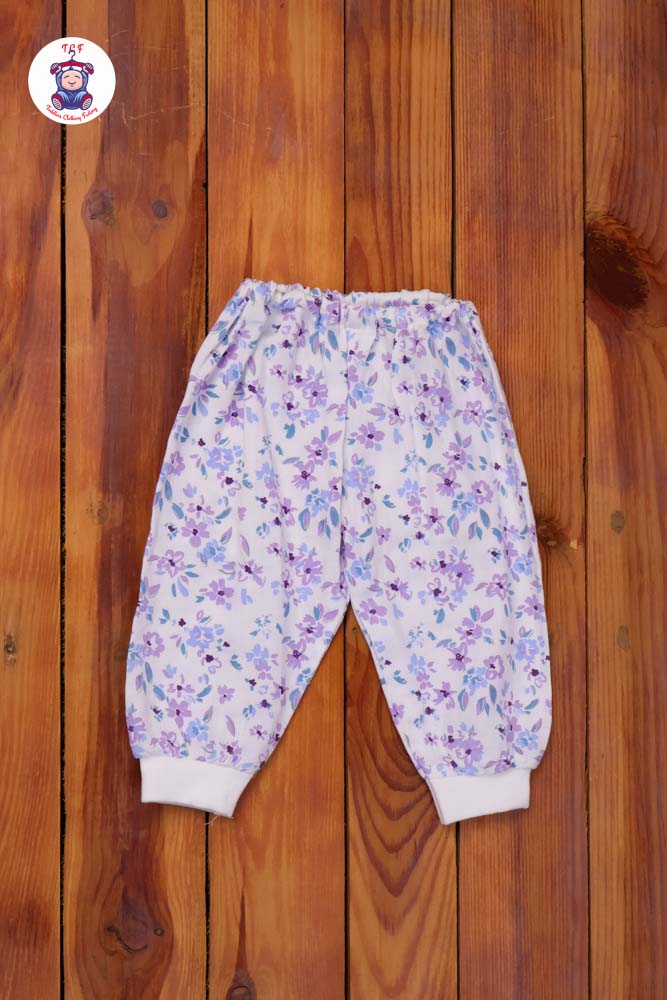Violet Flower - Unisex Muslin Pyjama Sets