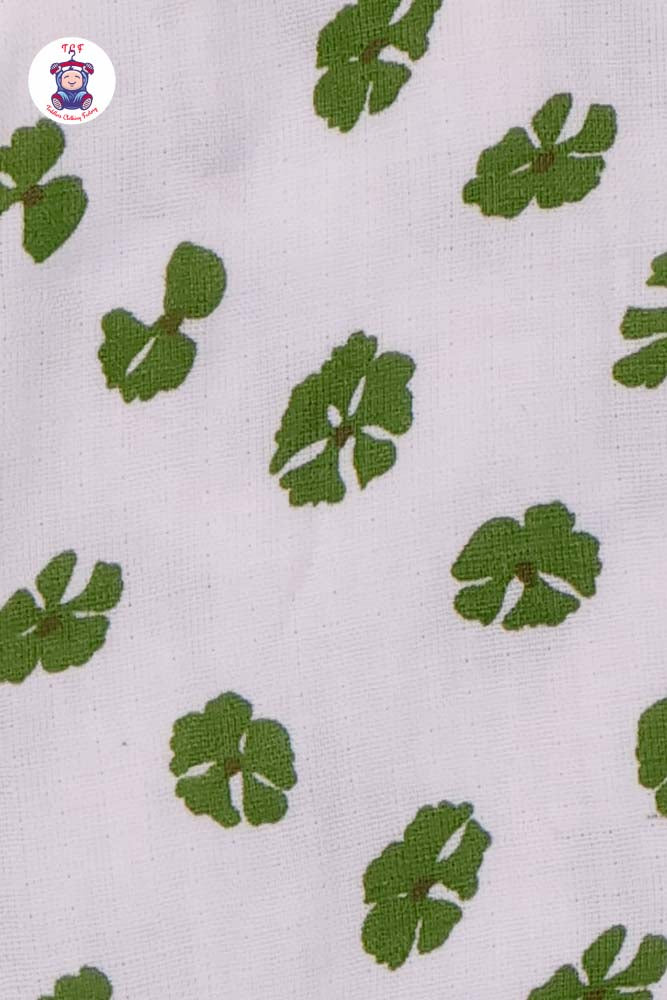 Green Leaf - Unisex Muslin Pyjama Sets