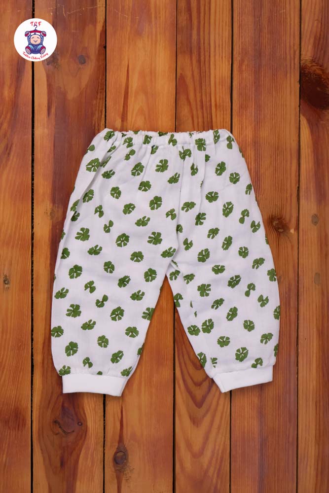 Green Leaf - Unisex Muslin Pyjama Sets