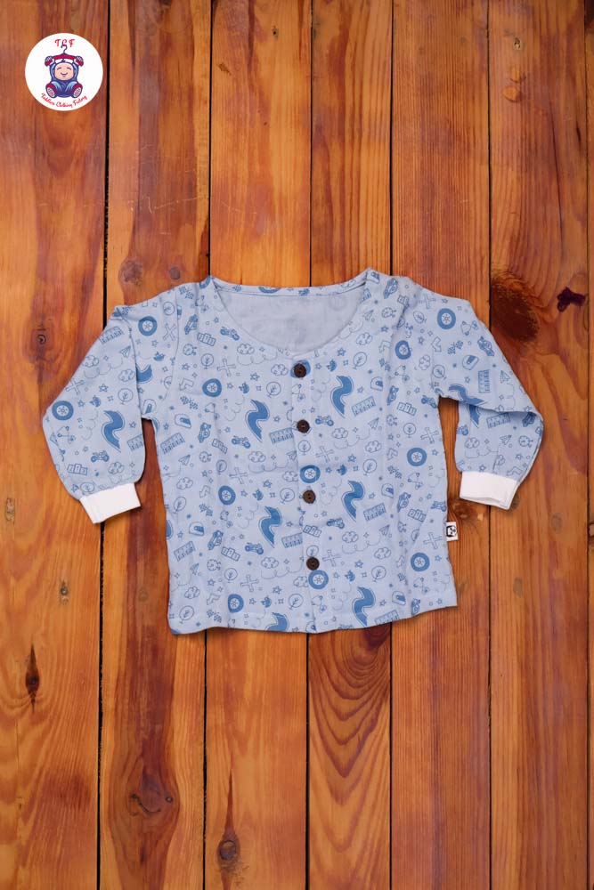 Sky Blue - Unisex Muslin Pyjama Sets