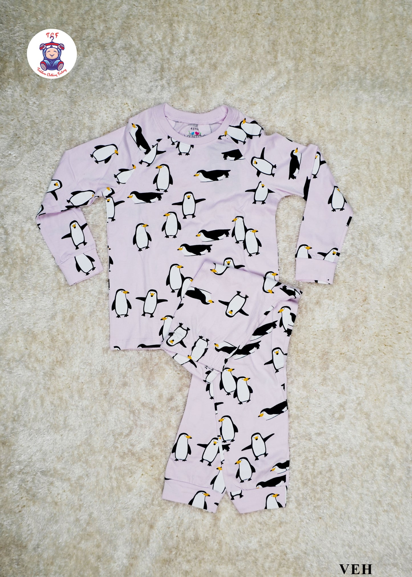 Pink - Girls Pigeon Night Wear