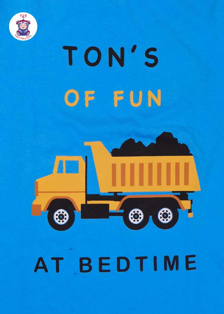 Sky Blue & Yellow - Boys Night Wear