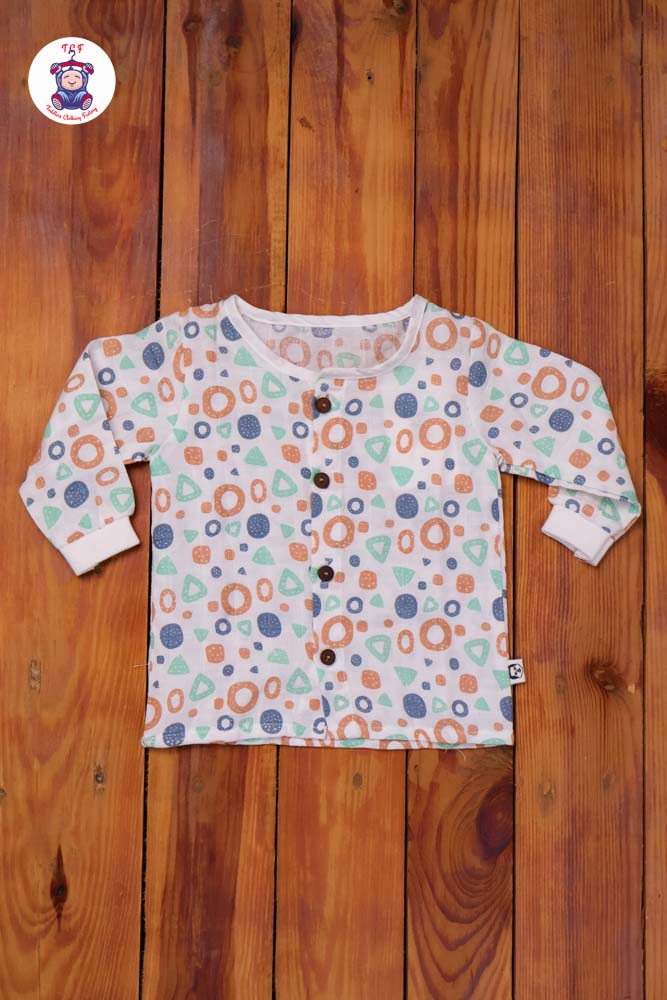 Grey & Brown - Unisex Muslin Pyjama Sets