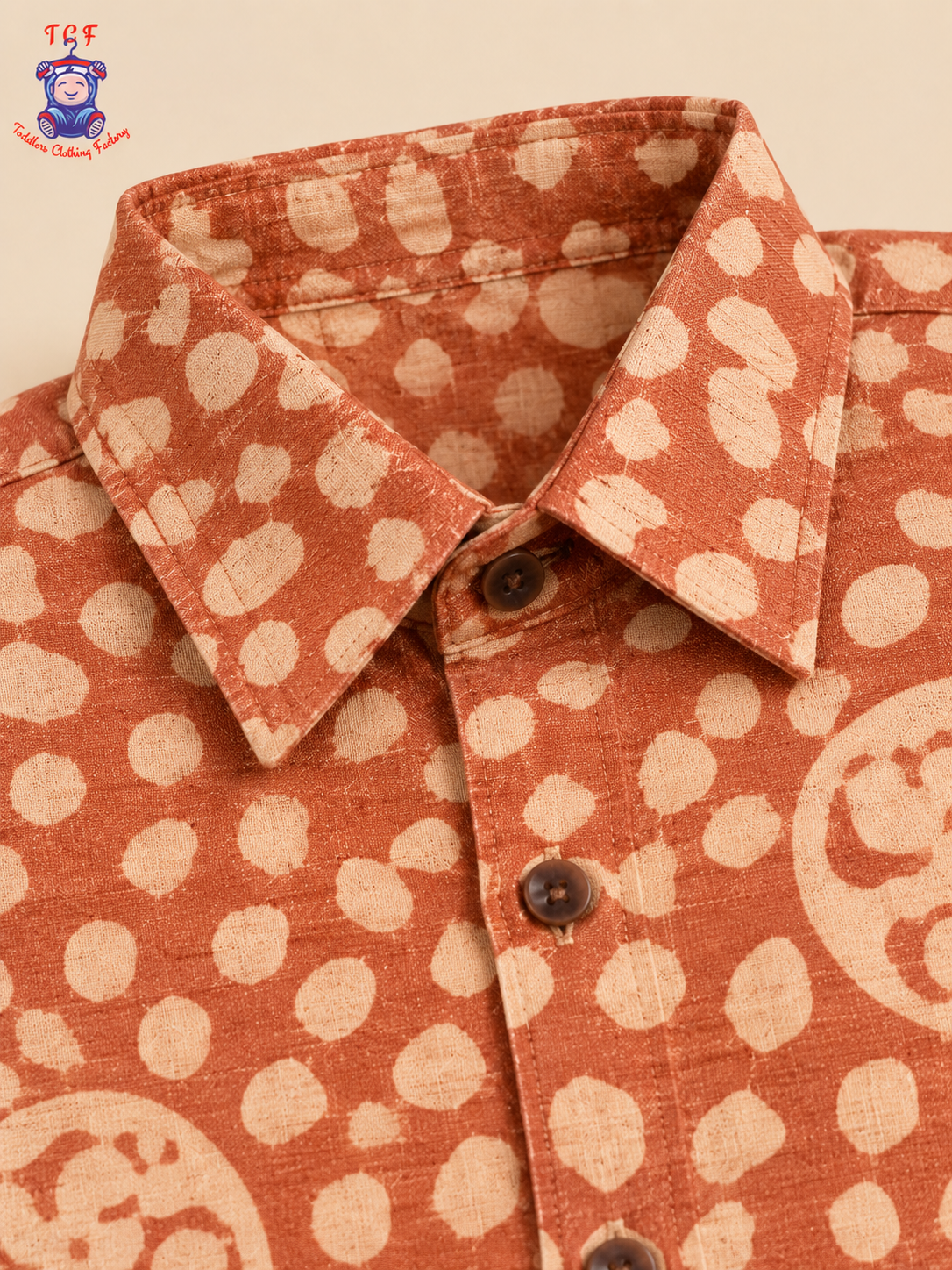 Yellow & Beige - Boys Readymade Bhatik Shirts