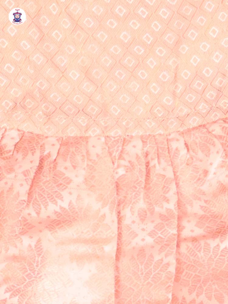 Peach - New Born Frock
