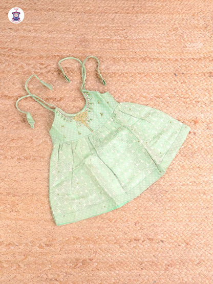 Pastel Green - New Born Frock
