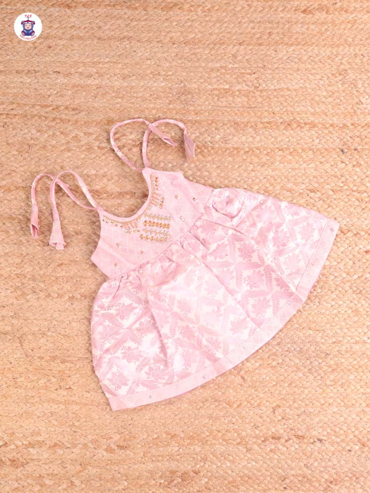 Onion Pink - New Born Frock