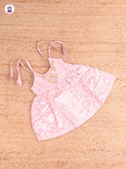 Onion Pink - New Born Frock