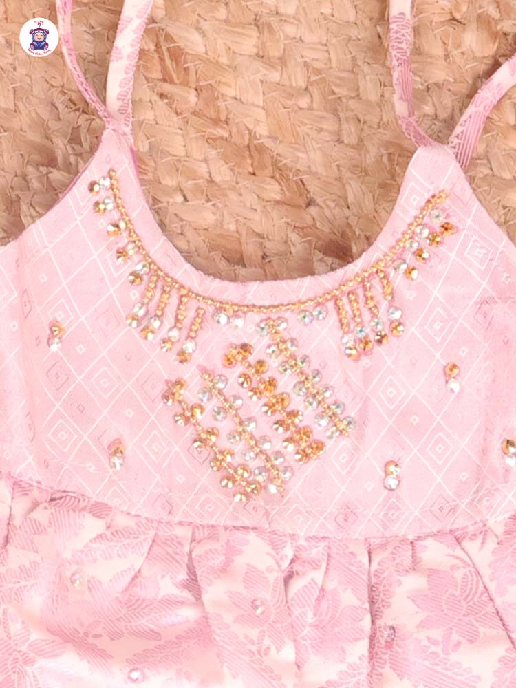 Onion Pink - New Born Frock
