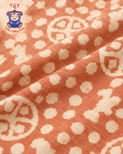 Yellow & Beige - Boys Readymade Bhatik Shirts