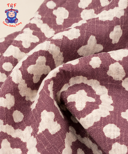 Lavender & Beige - Boys Readymade Bhatik Shirts