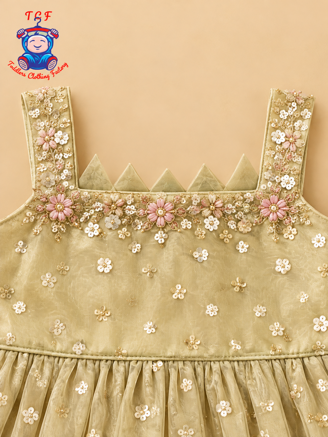 Pastel Mint Green - Embroidered Plazzo Set with Dupatta