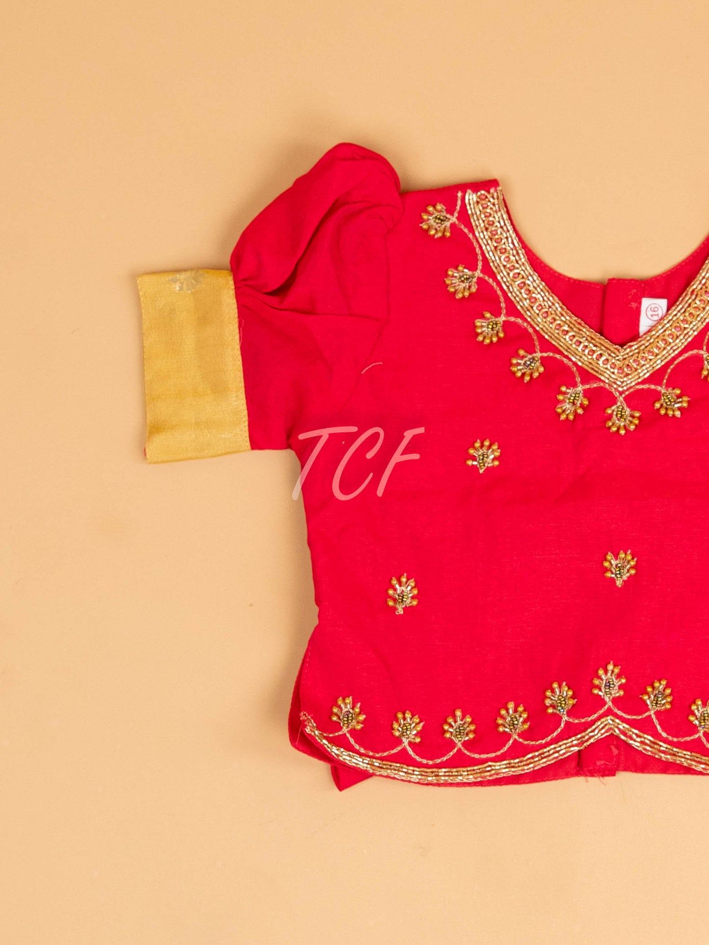 Pink & Mustard - Semi Leghanga Choli