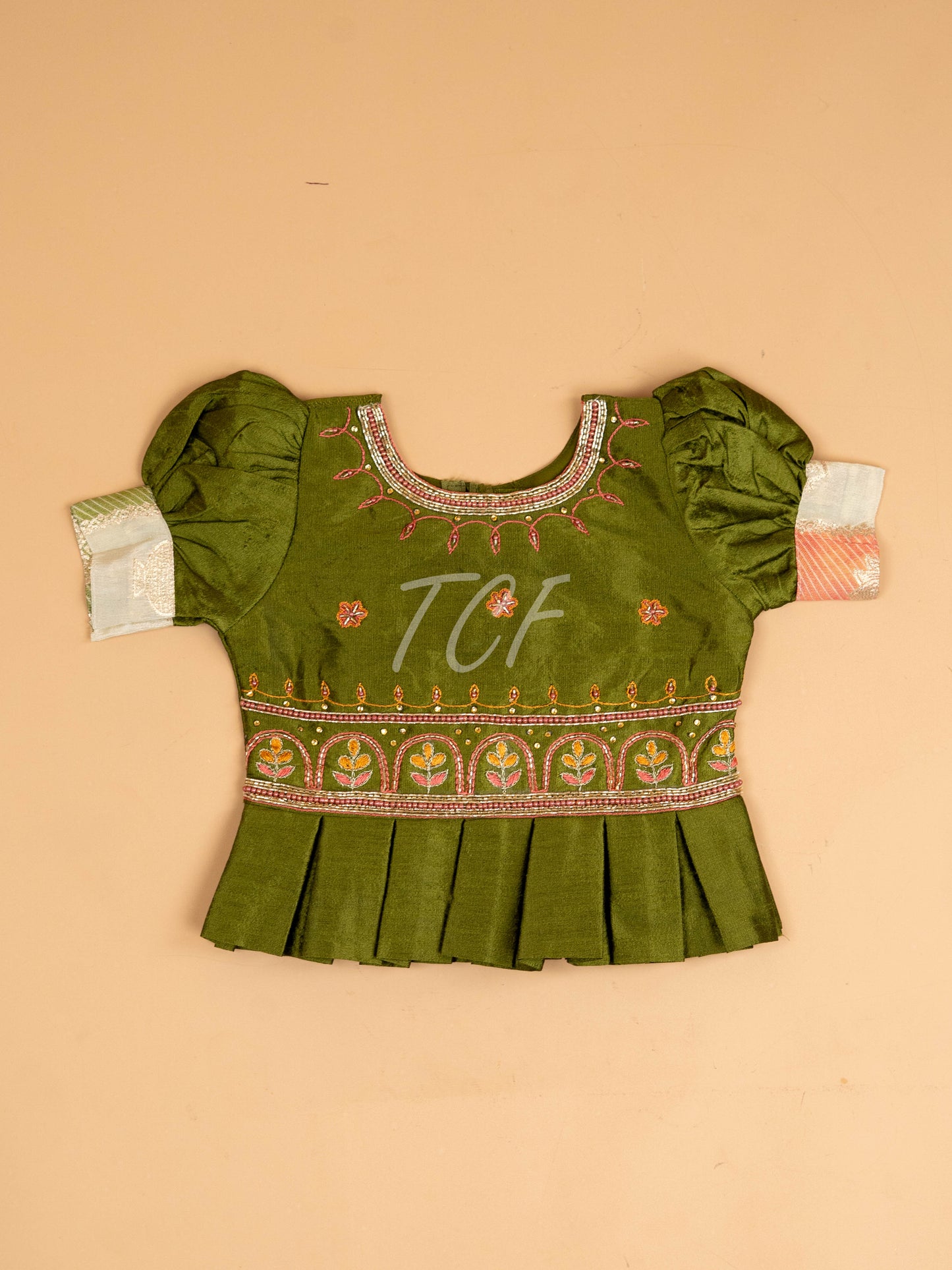 Green - Semi Leghanga Choli