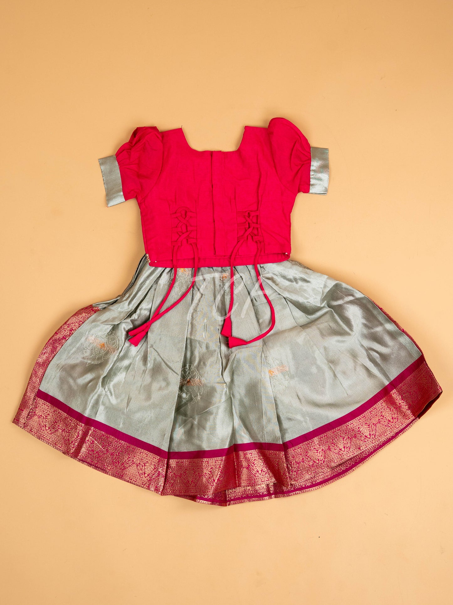 Pink - Semi Leghanga Choli
