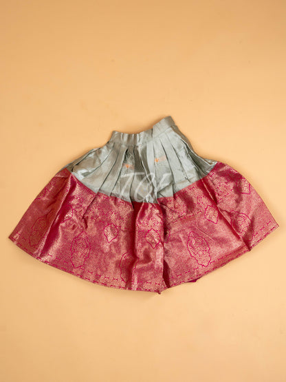 Pink - Semi Leghanga Choli