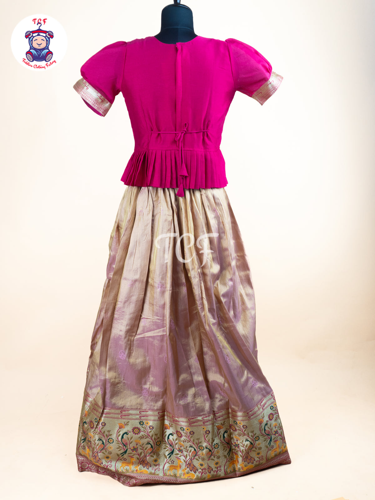 Rani Pink – Girls Embroidered Party Wear Lehenga Choli