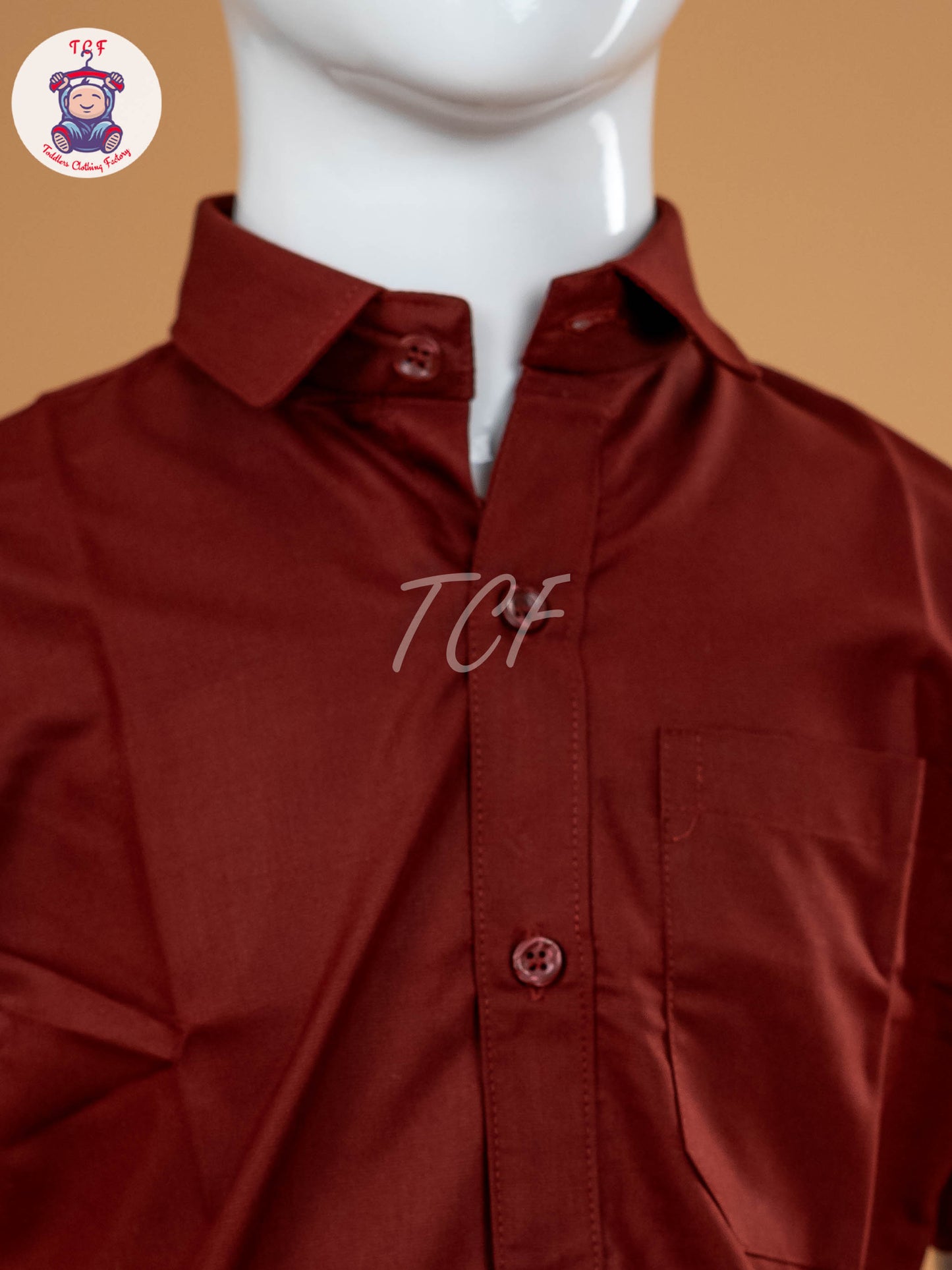 Maroon - Boys Readymade Dhotis & Shirts