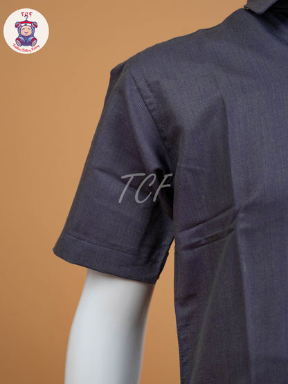 Grey - Boys Readymade Dhotis & Shirts