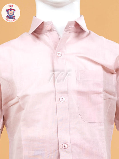 Pink -  Boys Readymade Dhotis & Shirts